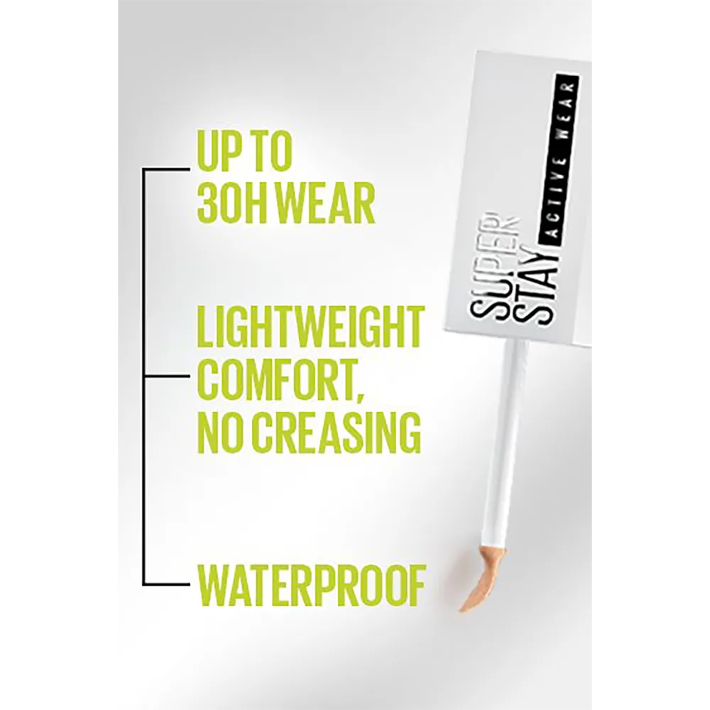 Maybelline New York Super Stay Longwear Liquid Concealer - 30 Honey (10 ml) thumbnail 3