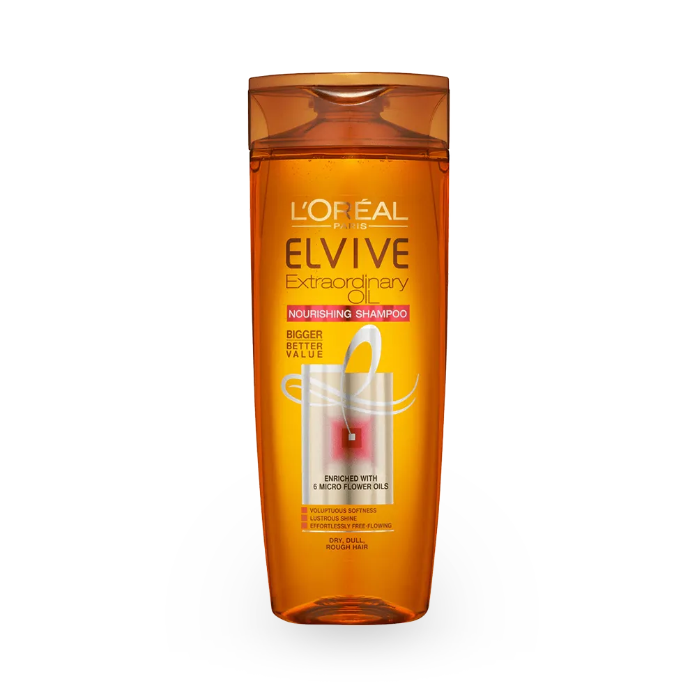 L'Oreal Paris Elvive Extraordinary Oil Shampoo for Very Dry Hair - 400 ml thumbnail 1
