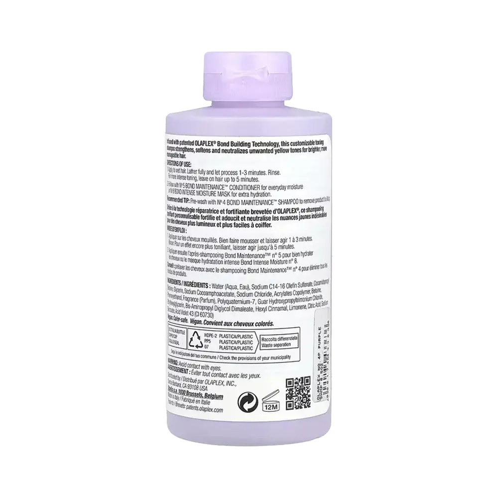 Olaplex Nº.4P Blonde Enhancer Toning Shampoo - 250 ml thumbnail 2