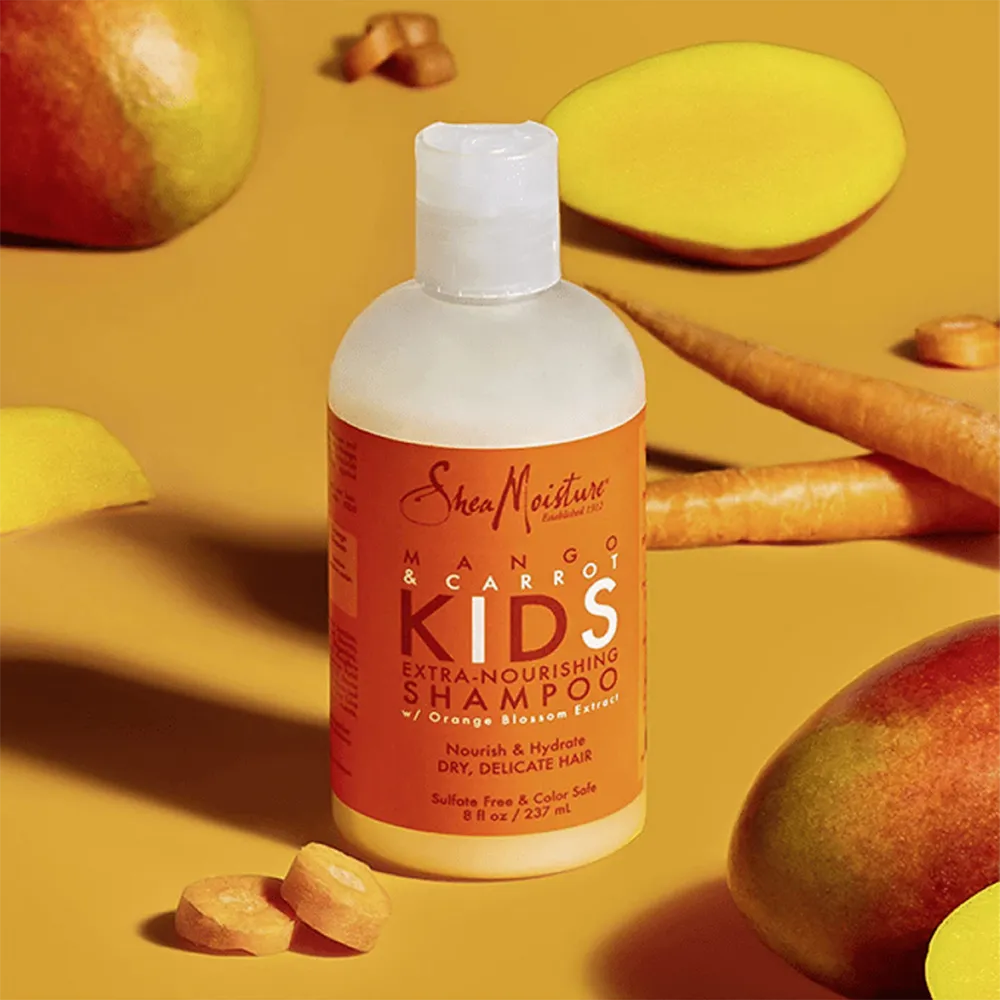 SheaMoisture Mango & Carrot Kids Extra-Nourishing Shampoo - 237 ml thumbnail 2