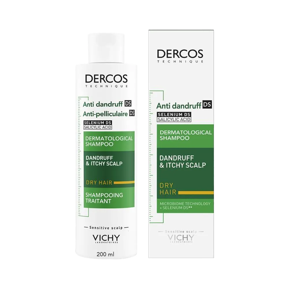 VICHY Dercos Technique Anti-Dandruff Shampoo for Normal to Dry Hair - 200 ml thumbnail 2