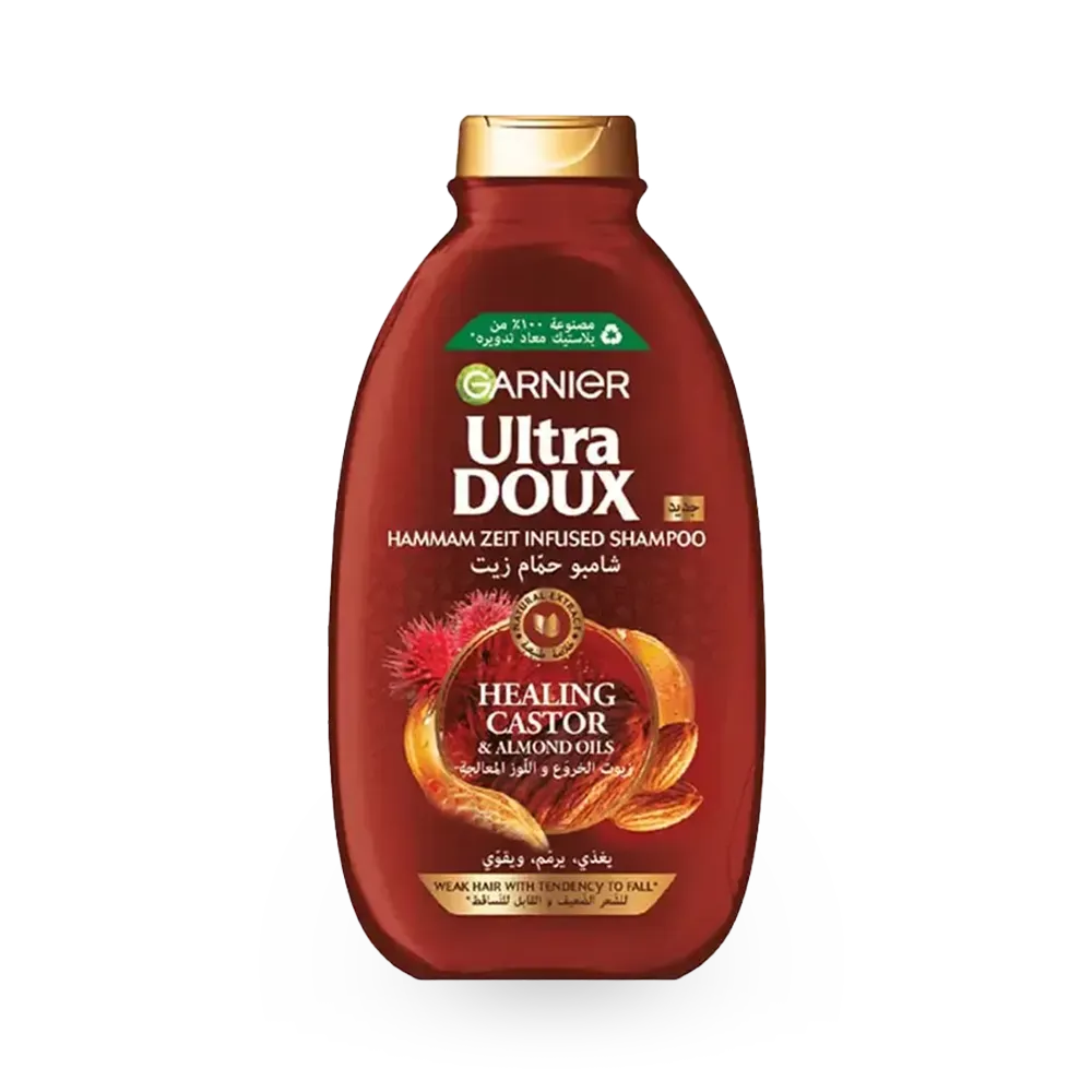 Garnier Ultra Doux Castor & Almond Healing Shampoo - 600 ml thumbnail 1