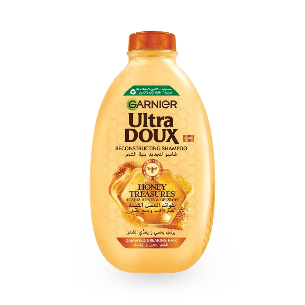 Garnier Ultra Doux Honey Treasures Repairing Shampoo - 600 ml thumbnail 1