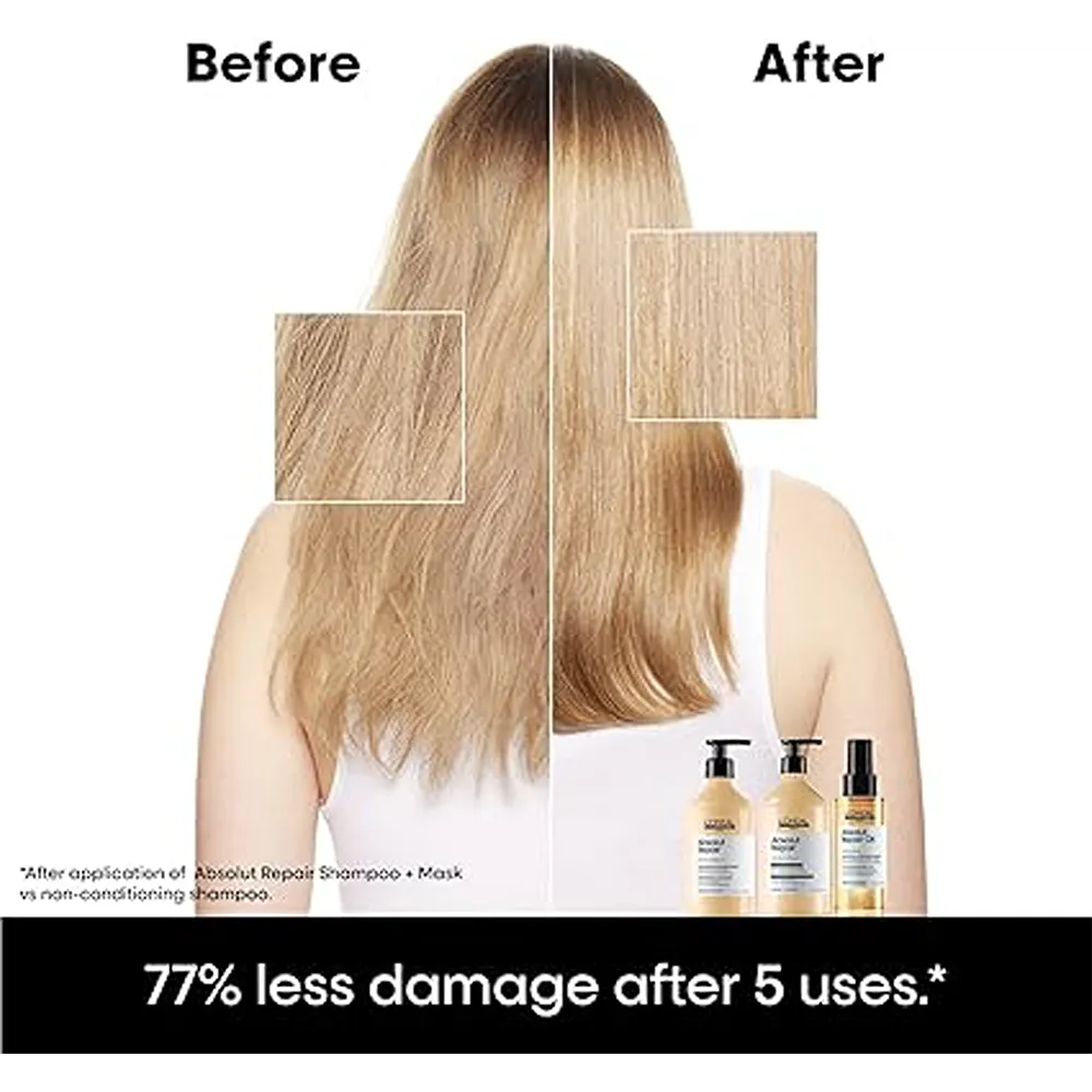 L'Oreal Paris Serie Expert Absolut Repair Instant Resurfacing Shampoo - 300 ml thumbnail 2