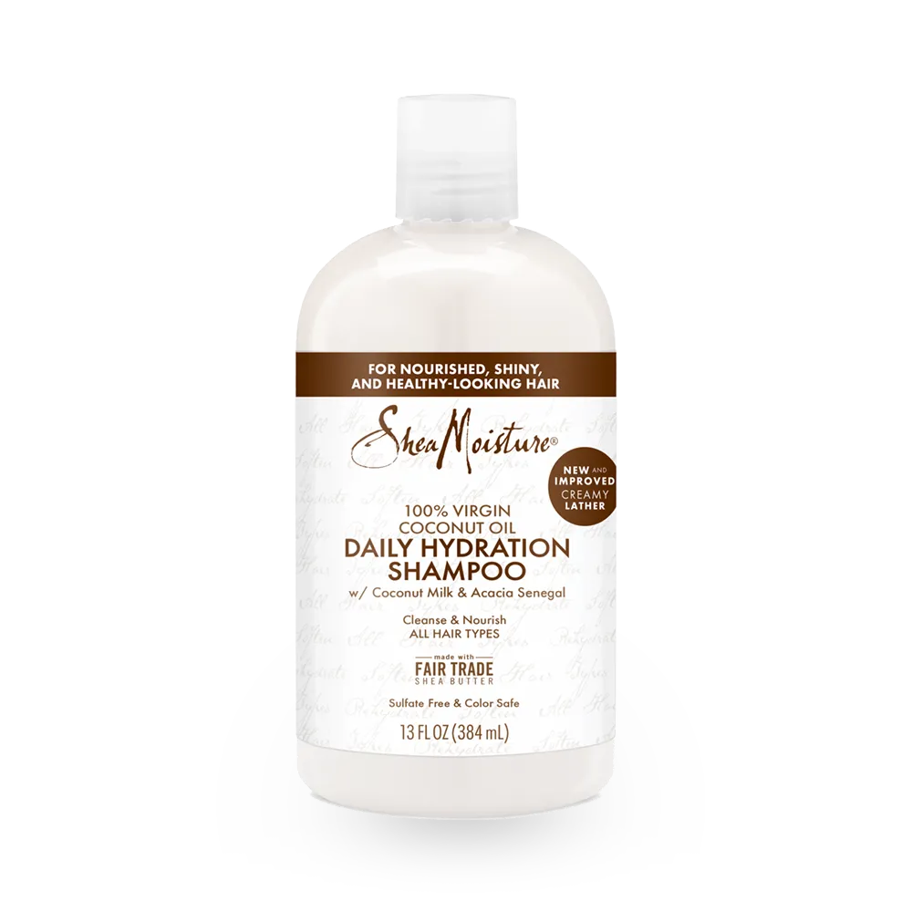 SheaMoisture 100% Virgin Coconut Oil Daily Hydration Shampoo  - 384 ml thumbnail 1