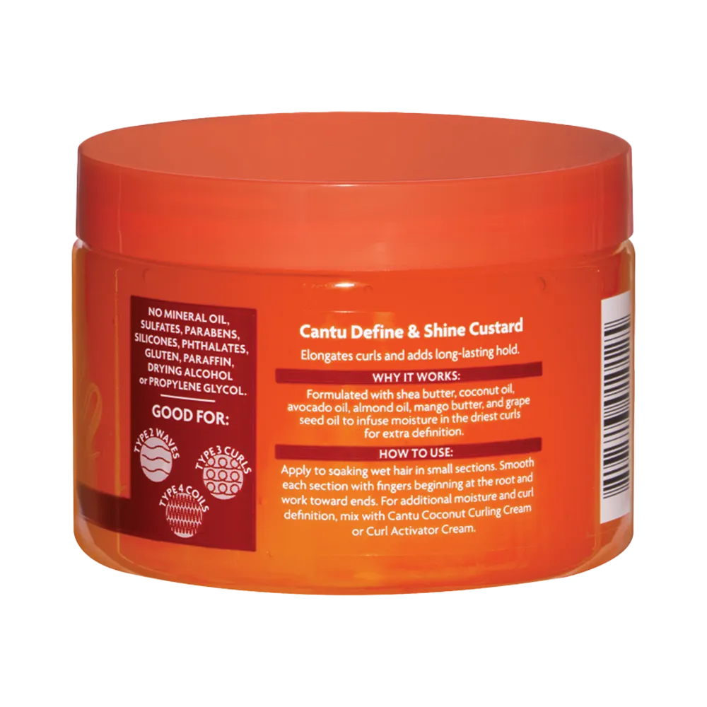 Cantu Shea Butter Define & Shine Custard - 340 g thumbnail 2