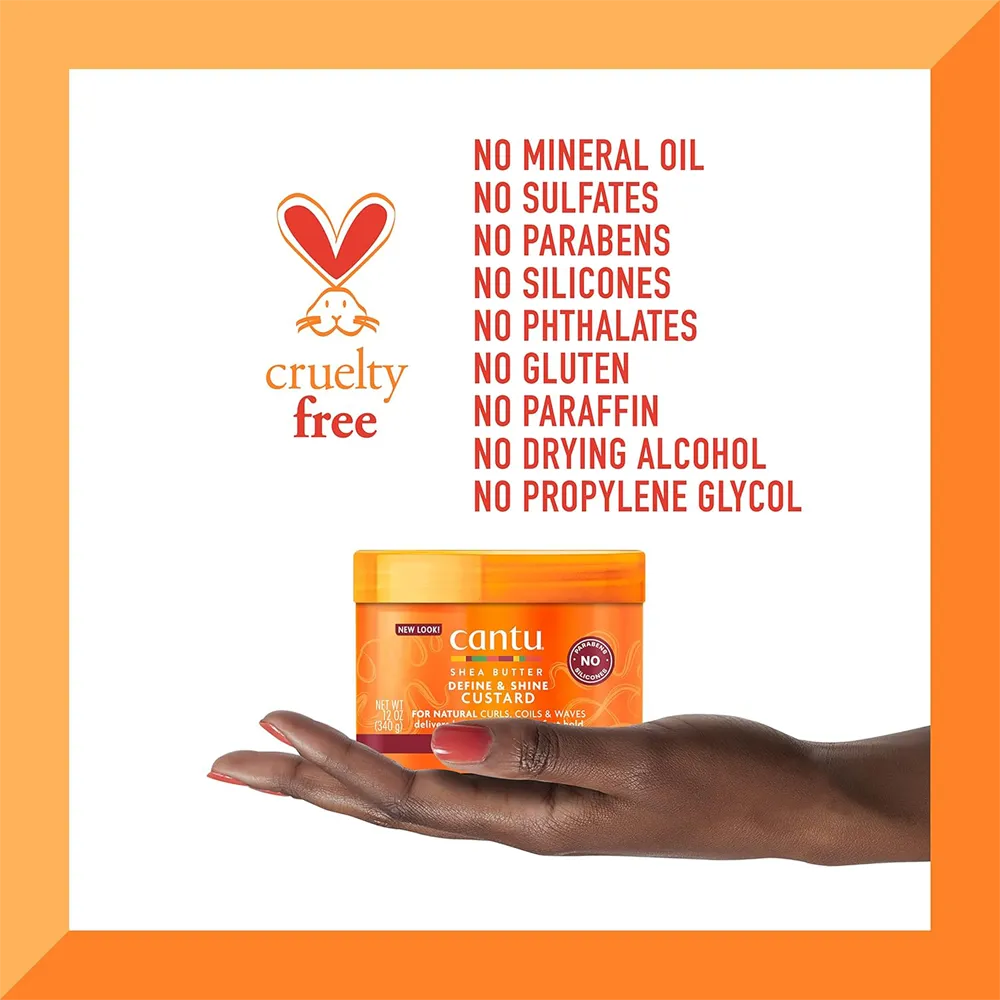 Cantu Shea Butter Define & Shine Custard - 340 g thumbnail 7