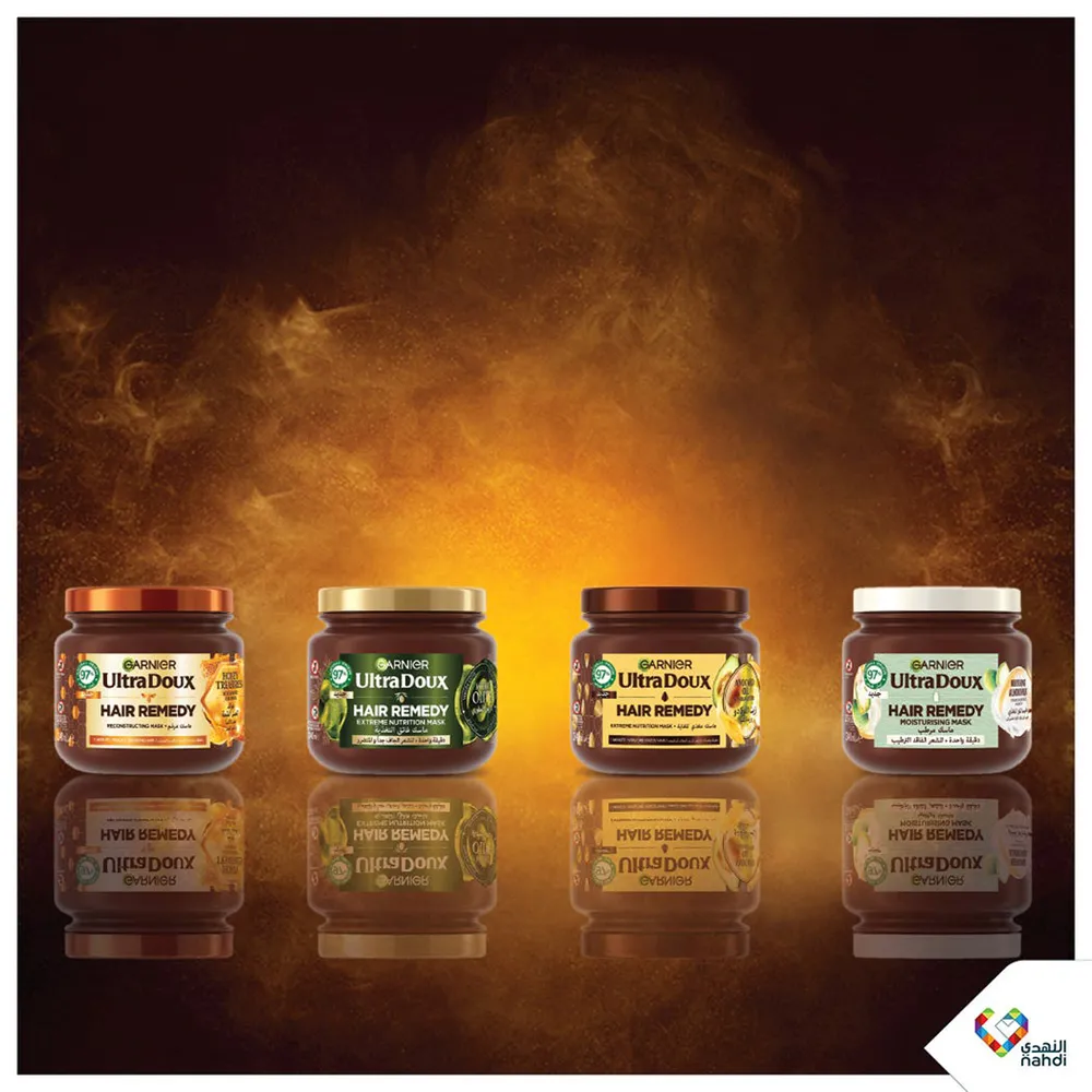 Garnier Ultra Doux Avocado Oil and Shea Butter Hair Remedy Extreme Nutrition Mask - 340 ml thumbnail 5