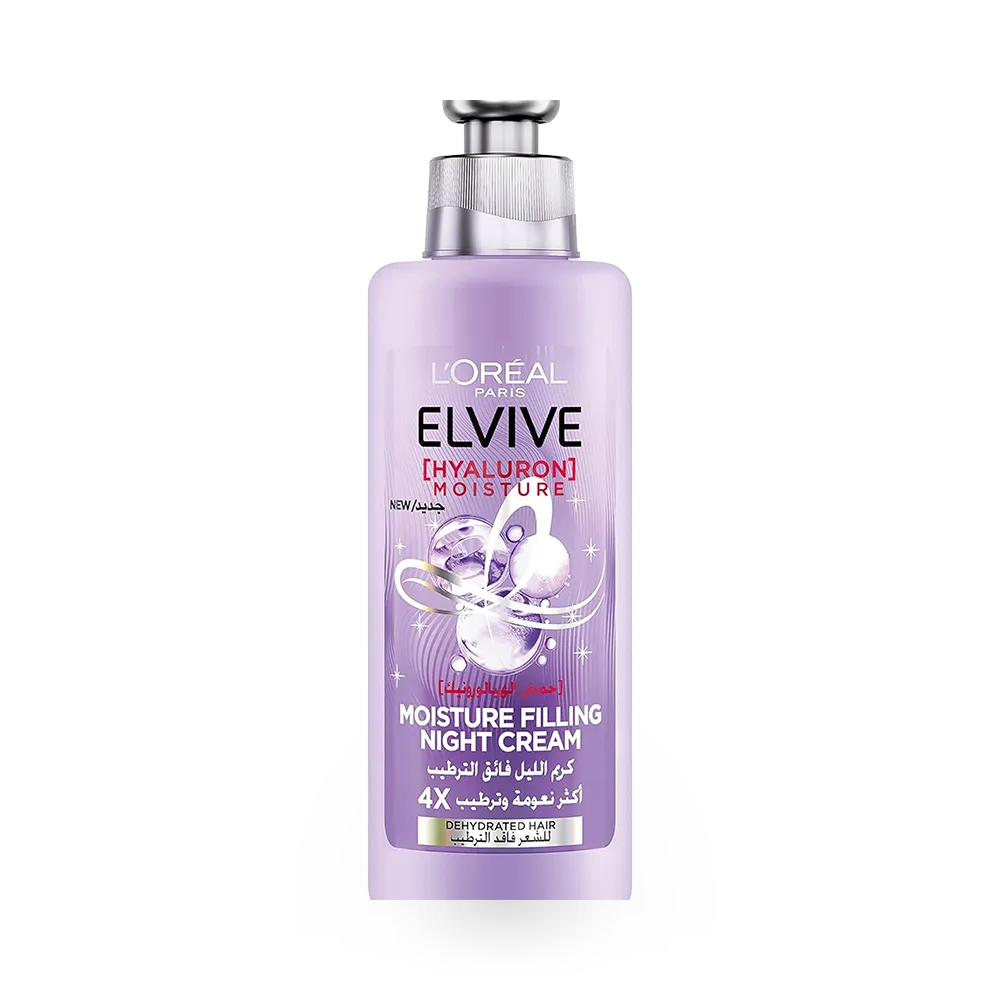 L’Oréal Paris Elvive Hyaluron Moisture Filling Night Cream - 200 ml thumbnail 1