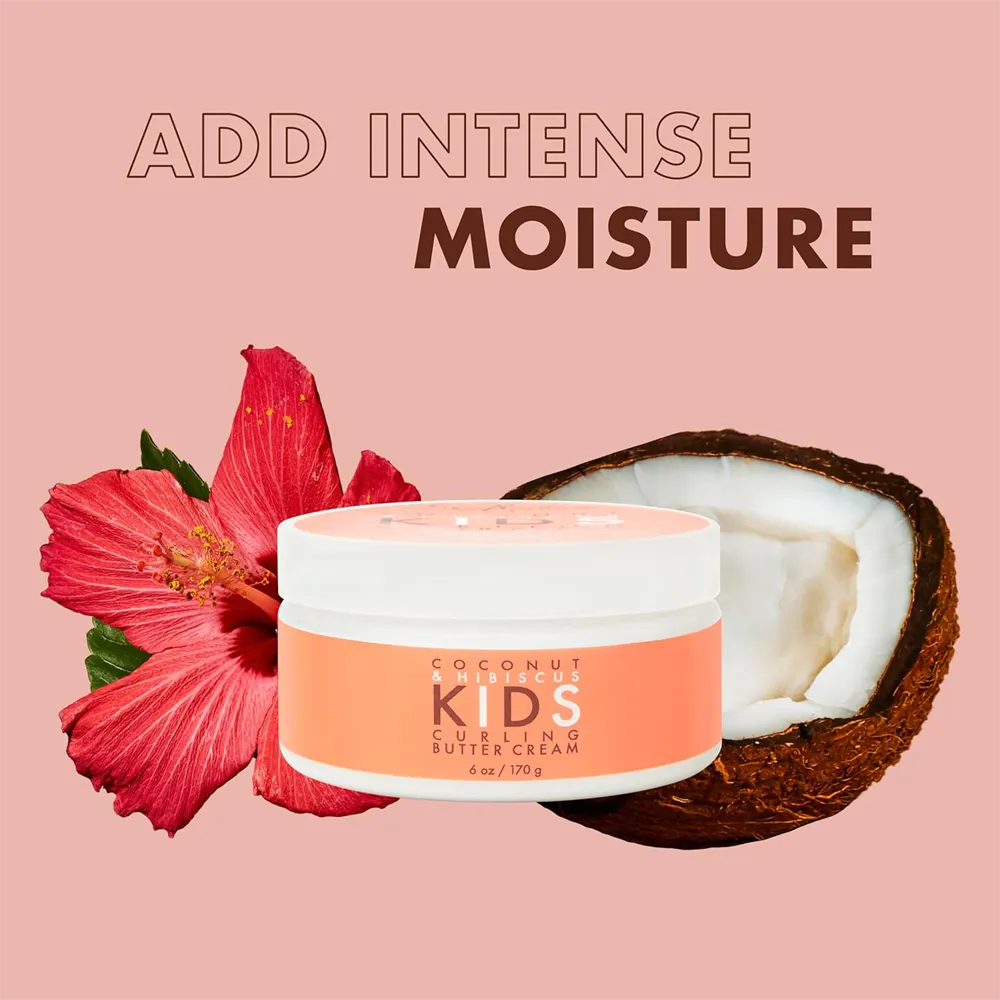 Shea Moisture Coconut & Hibiscus Kids Curling Butter Cream - 170 g thumbnail 3