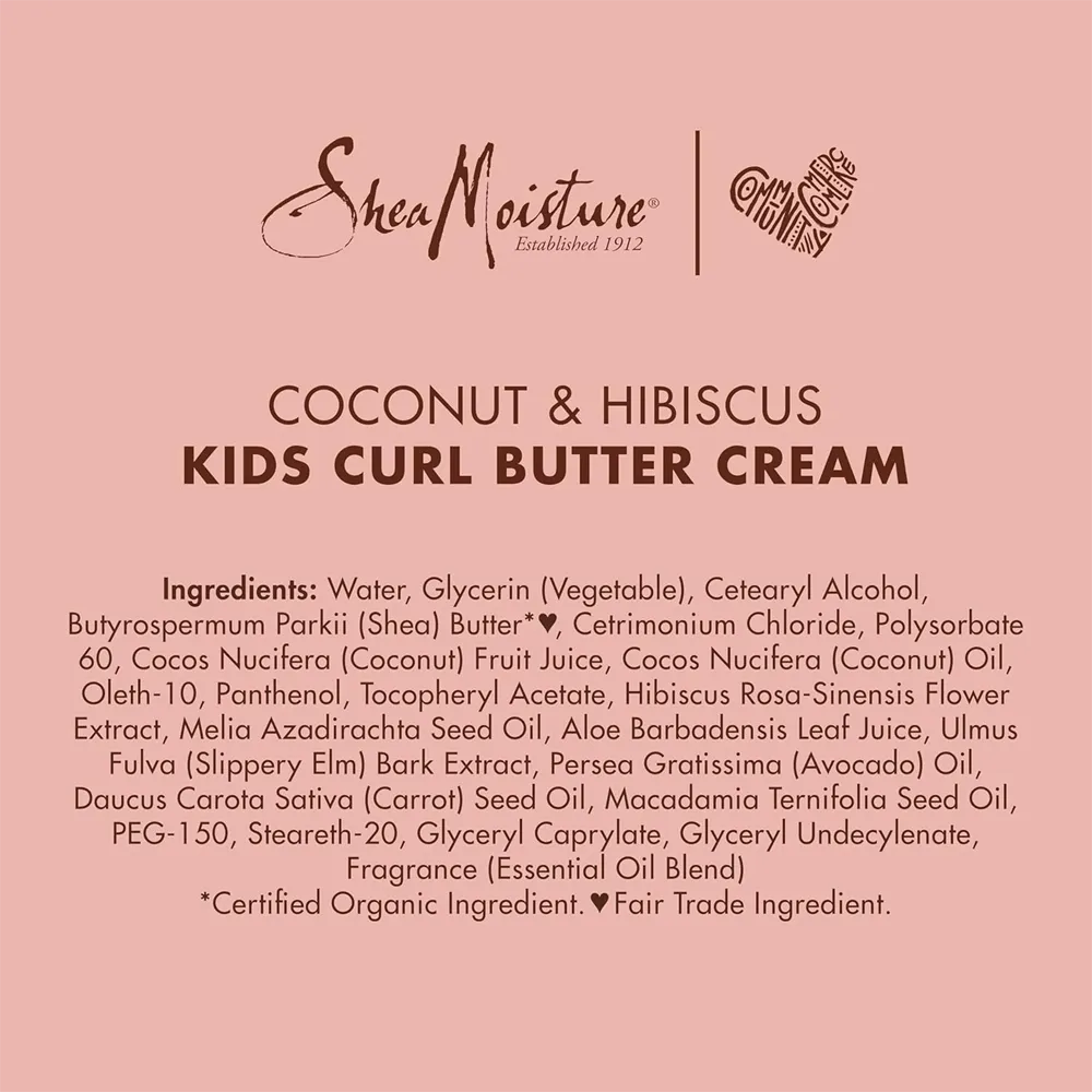 Shea Moisture Coconut & Hibiscus Kids Curling Butter Cream - 170 g thumbnail 9