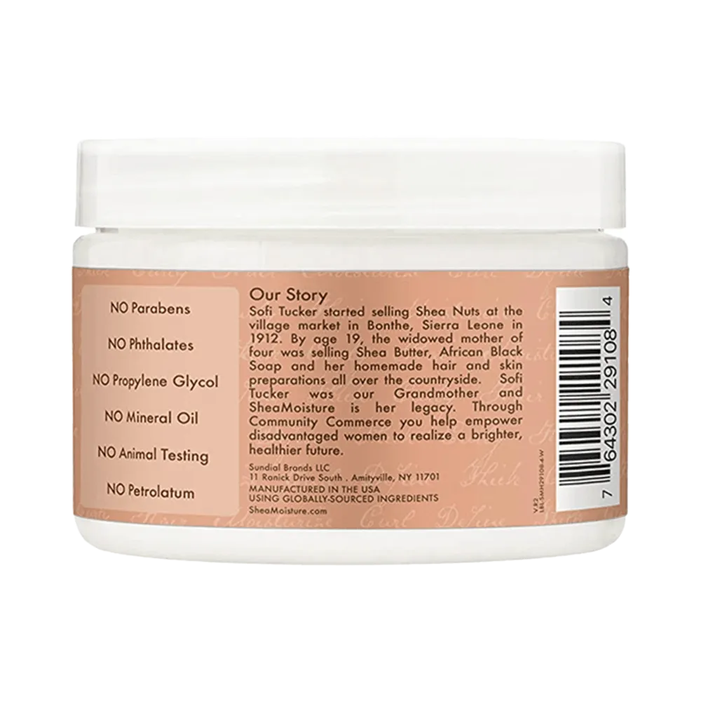 Shea Moisture Coconut & Hibiscus Curl & Shine Hair Masque - 326 g thumbnail 2