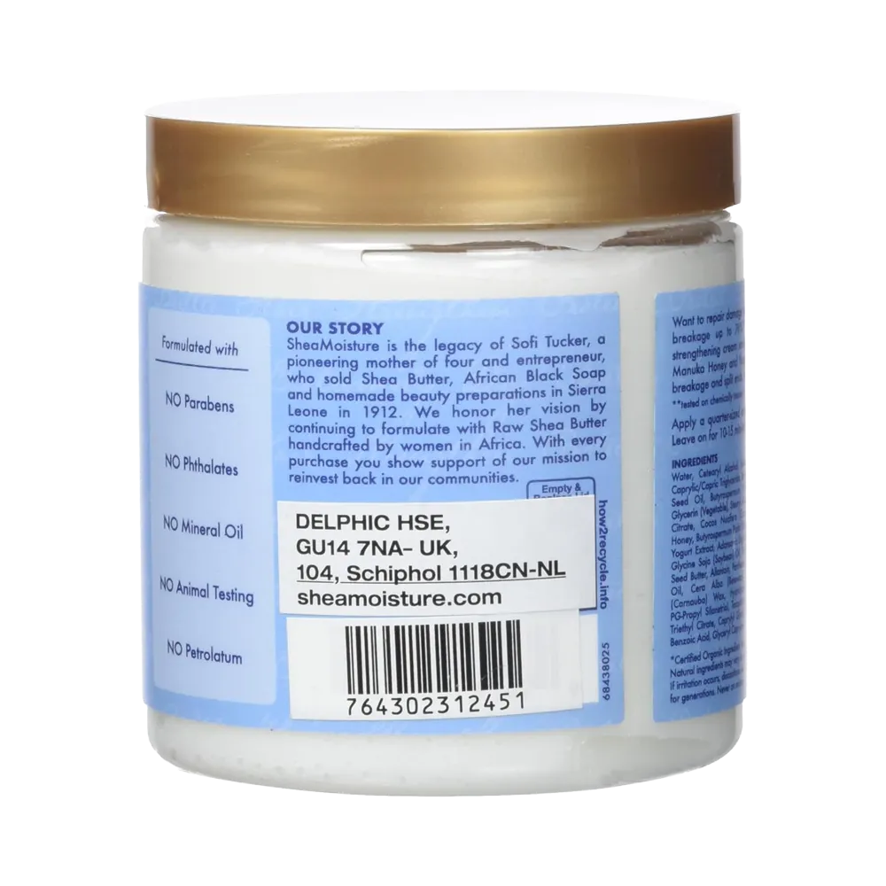 Shea Moisture Manuka Honey & Yogurt Hydrate + Repair Protein-Strong Treatment - 227 g thumbnail 3