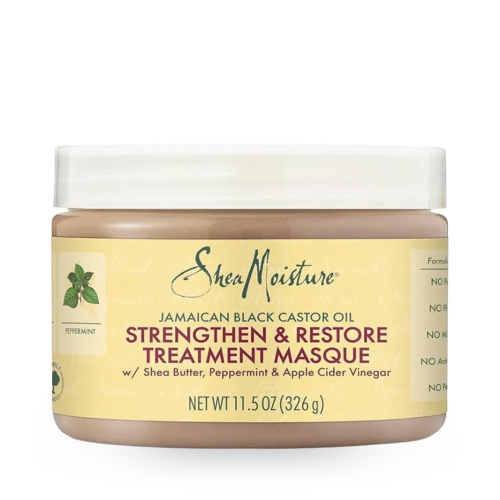 Shea Moisture Jamaican Black Castor Oil Strengthen & Restore Treatment Masque - 326 g thumbnail 1