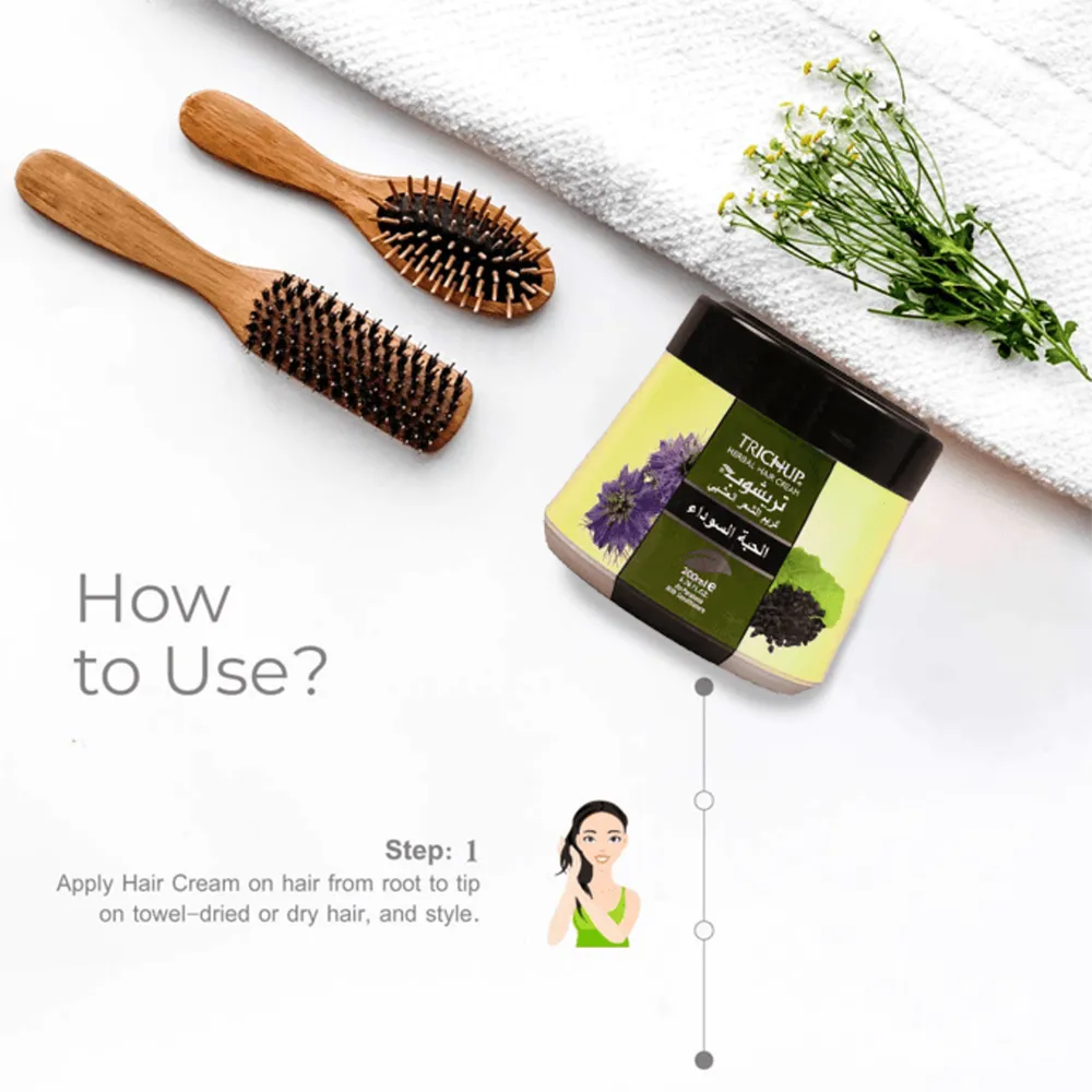 Trichup Herbal Hair Cream Black Seed - 200 ml thumbnail 3
