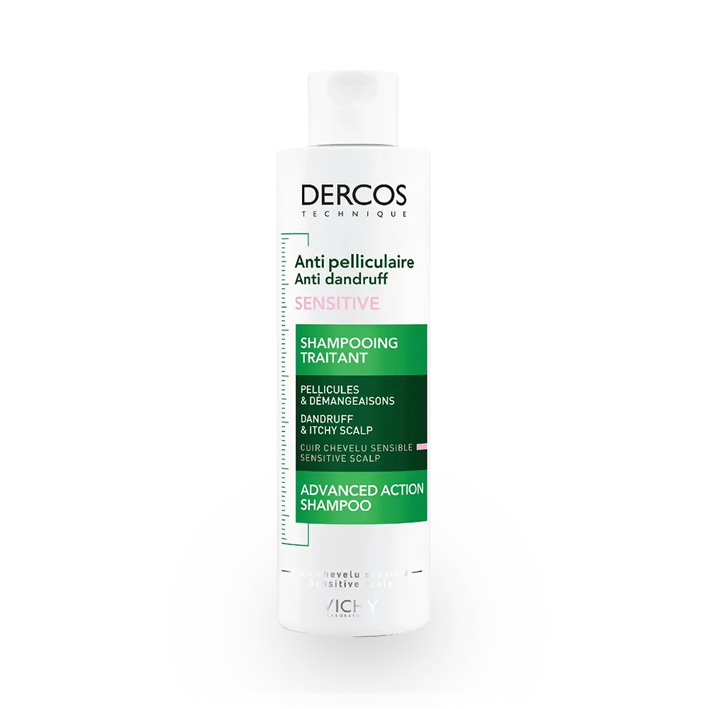 VICHY Dercos Technique Anti-Dandruff Sensitive Scalp Shampoo - 200 ml thumbnail 1