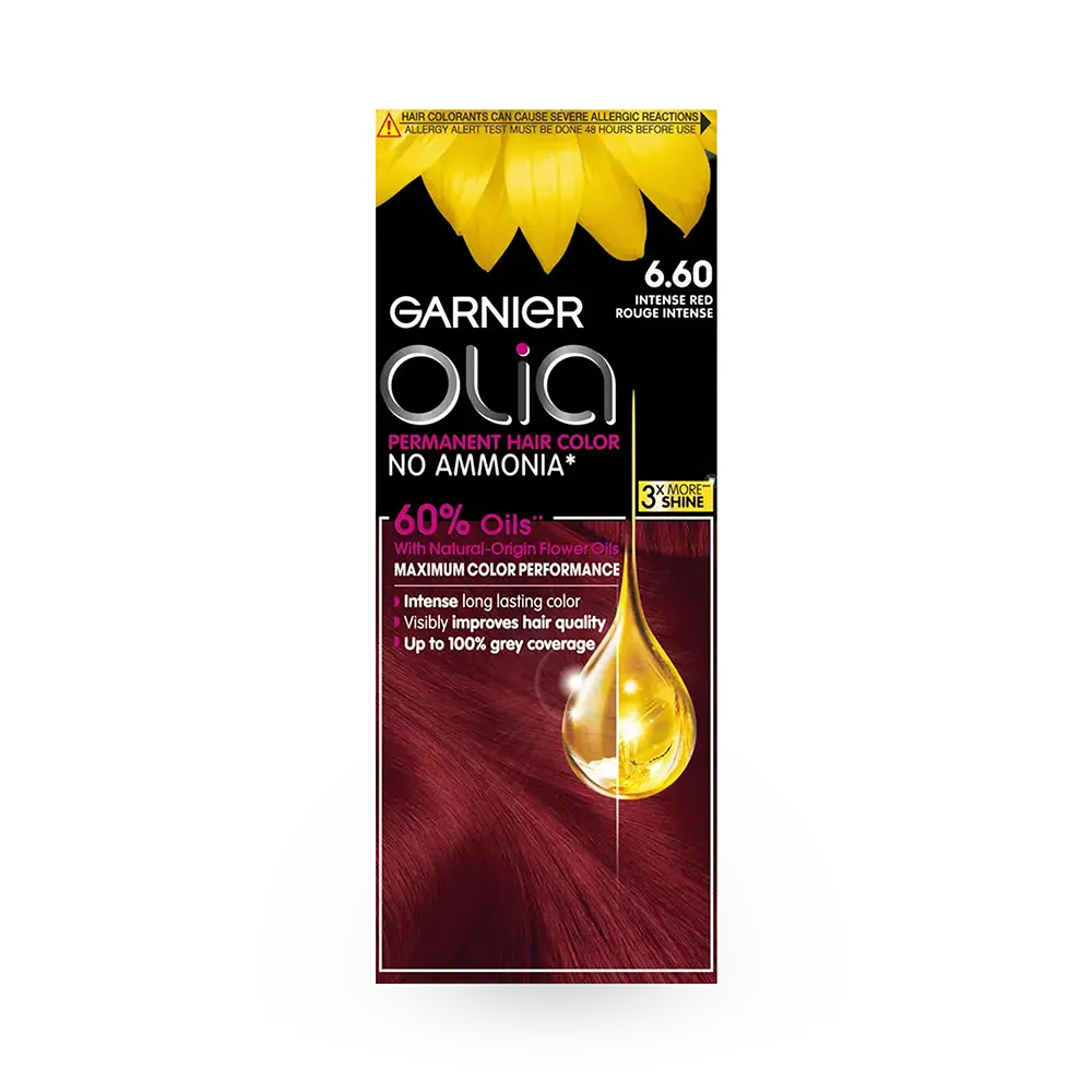 Garnier Olia Permanent Hair Color - 6.60 Intense Red thumbnail 1