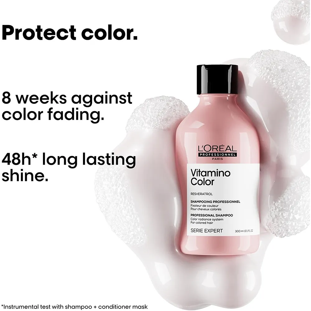L'Oreal Paris Serie Expert Vitamino Color Radiance System Shampoo - 300 ml thumbnail 2