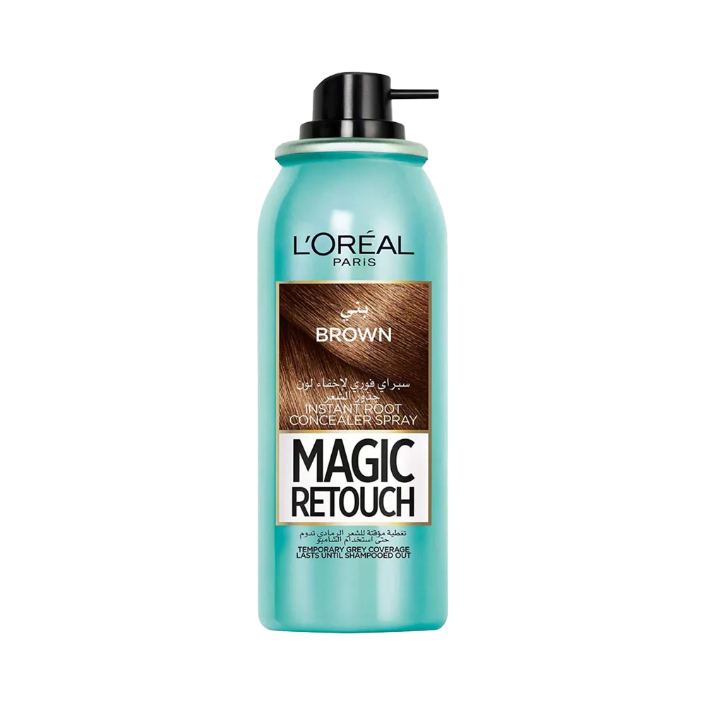 L'Oreal Paris Magic Retouch Instant Root Concealer Spray - Brown (75 ml) thumbnail 2