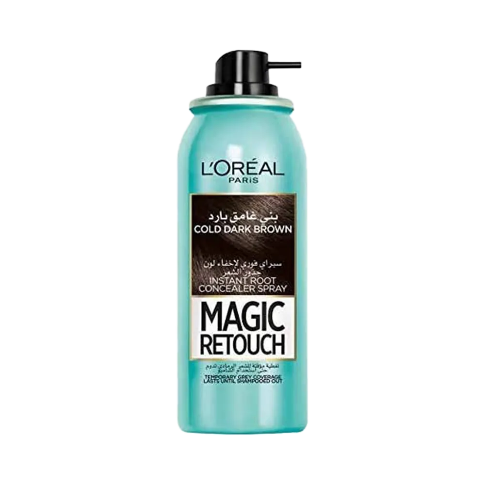 L'Oreal Paris Magic Retouch Instant Root Concealer Spray - Cold Dark Brown (75 ml) thumbnail 3