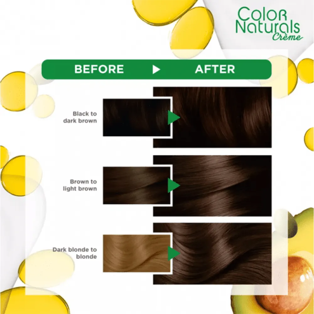Garnier Color Naturals Creme Nourishing Permanent Hair Color - 4 Brown (60ml+40ml+12ml) thumbnail 3