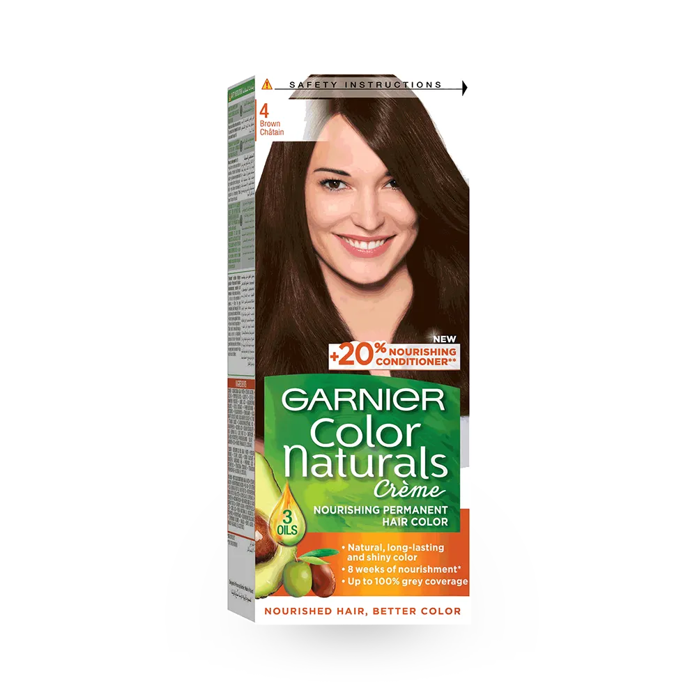 Garnier Color Naturals Creme Nourishing Permanent Hair Color - 4.6 Burgundy (60ml+40ml+12ml) thumbnail 1