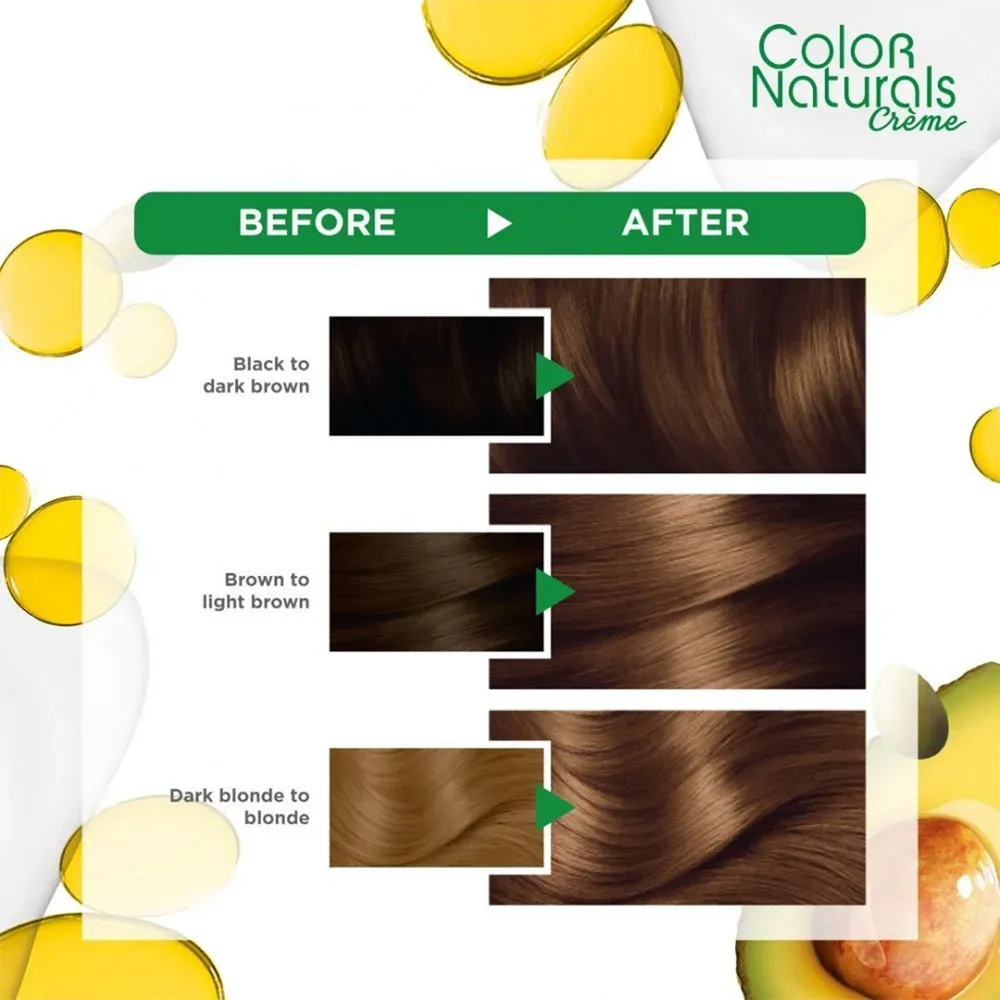 Garnier Color Naturals Creme Nourishing Permanent Hair Color - 5.3 Light Golden Brown (60ml+40ml+12ml) thumbnail 3