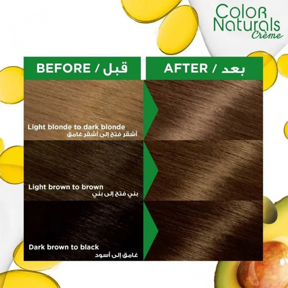 Garnier Color Naturals Creme Nourishing Permanent Hair Color - 6 Dark Blonde (60ml+40ml+12ml) thumbnail 3