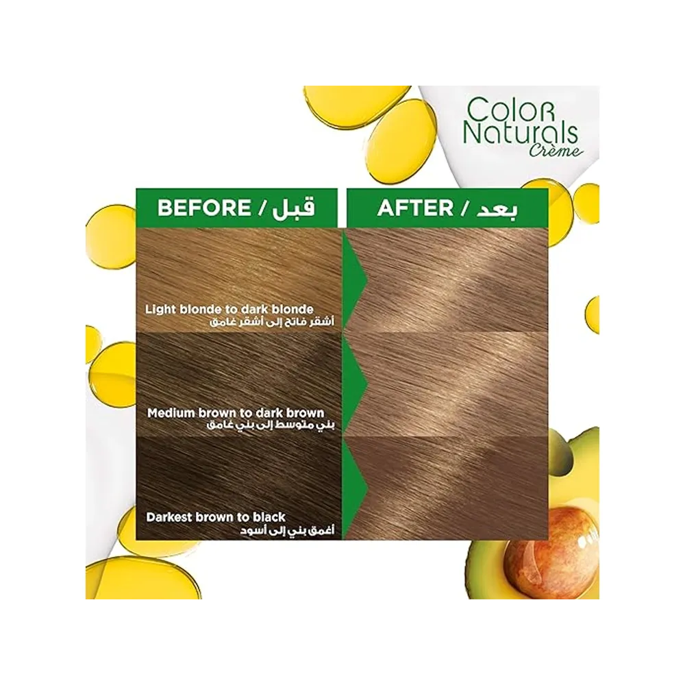 Garnier Color Naturals Creme Nourishing Permanent Hair Color - 8.11 Deep Ashy Light Blonde (60ml+40ml+12ml) thumbnail 3