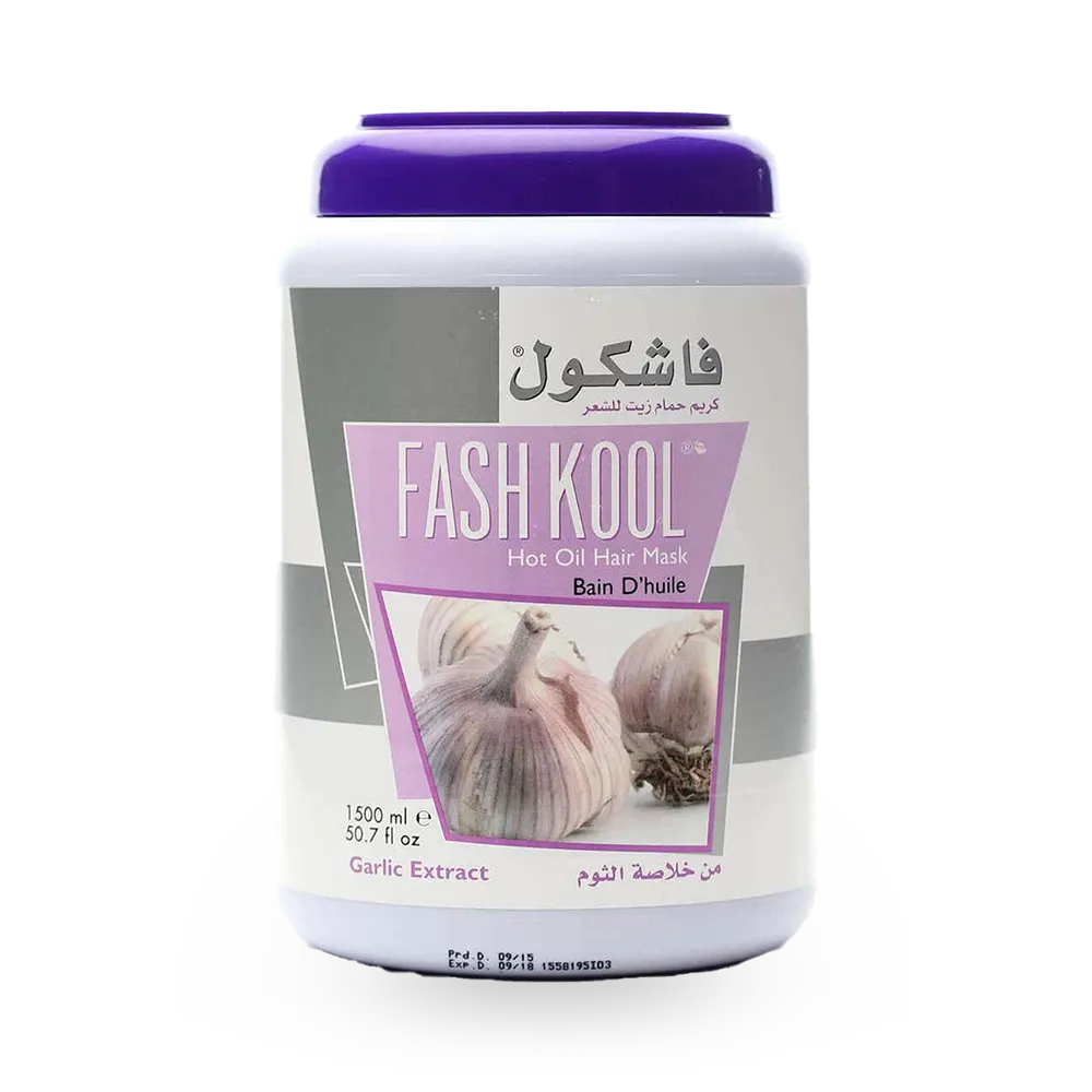 Krem Kap Fash Kool Hot Oil Hair Mask Garlic Extract - 1500 ml thumbnail 1