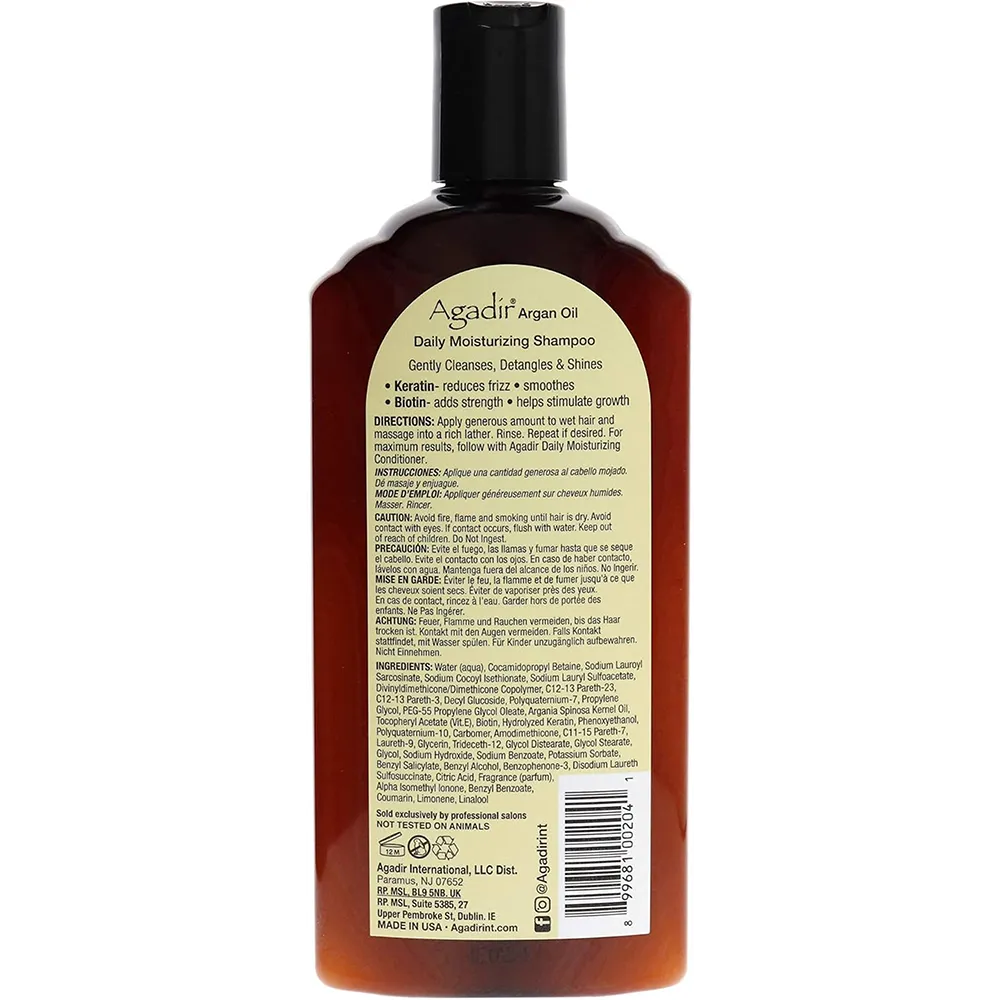 Agadir Argan Oil Daily Moisturizing Shampoo - 366 ml thumbnail 2