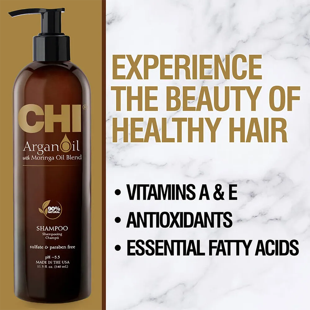 CHI Argan Oil Shampoo - 340 ml thumbnail 2