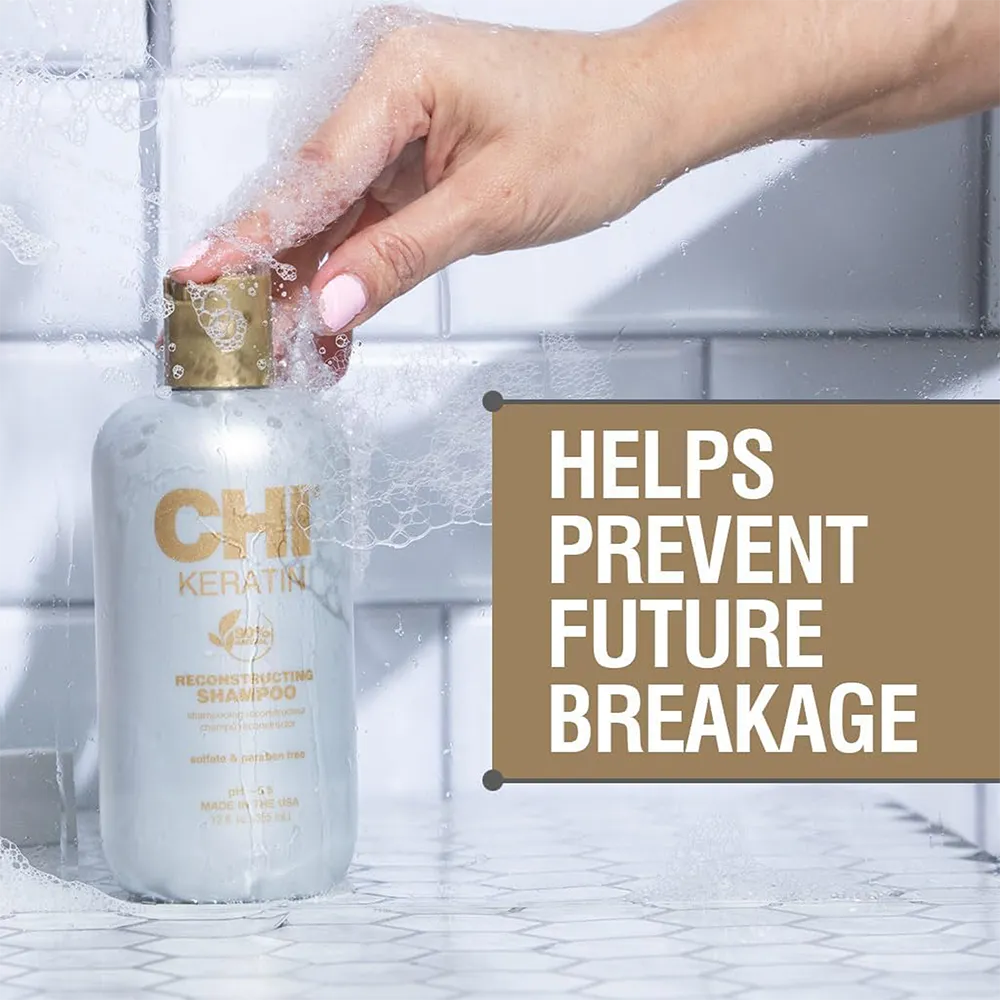 CHI Keratin Reconstructing Shampoo - 355 ml thumbnail 4