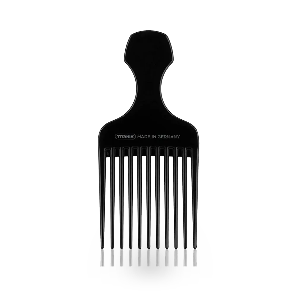 TITANIA Afro Hair Care Comb 1805/2 - Black thumbnail 1