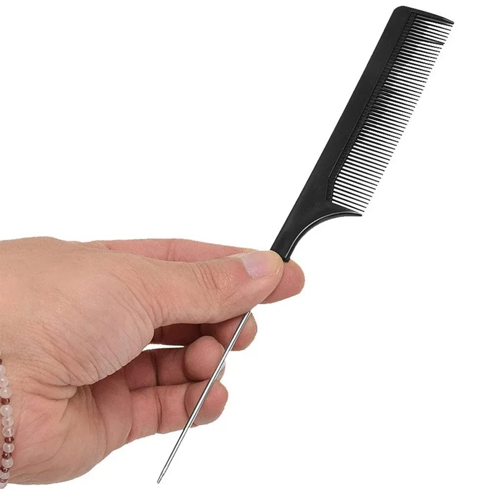TITANIA Pin Tail Hair Care Comb 1806/2 - Black thumbnail 1