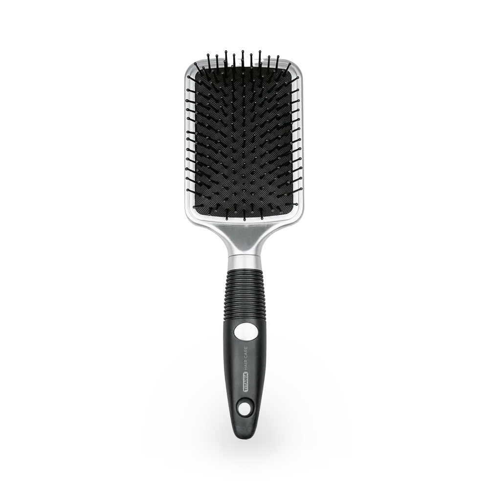 TITANIA Hair Brush 1759 - Black & Silver thumbnail 1