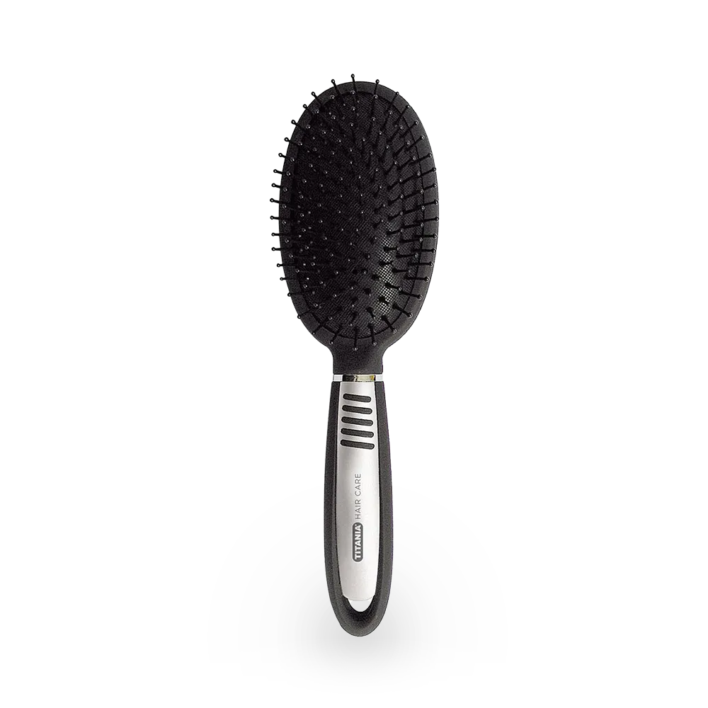 TITANIA 10-Row Pneumatic Brush 1361 - Black & Silver thumbnail 1