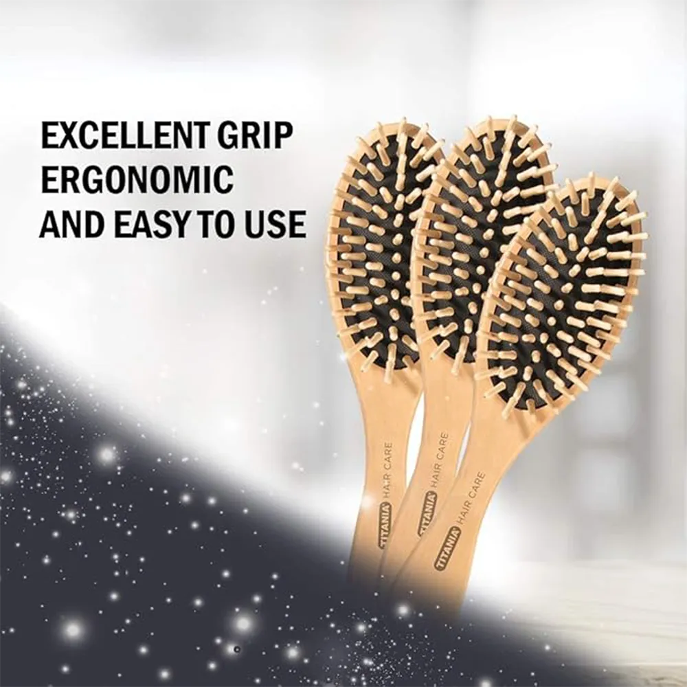 TITANIA Pneumatic Wooden Brush 2821 - Beige thumbnail 7