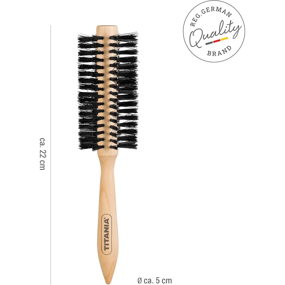 TITANIA Wooden Hair Brush 2827 - Beige thumbnail 2