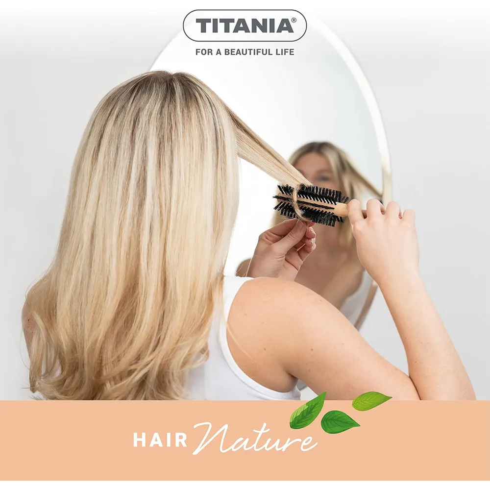 TITANIA Wooden Hair Brush 2827 - Beige thumbnail 5