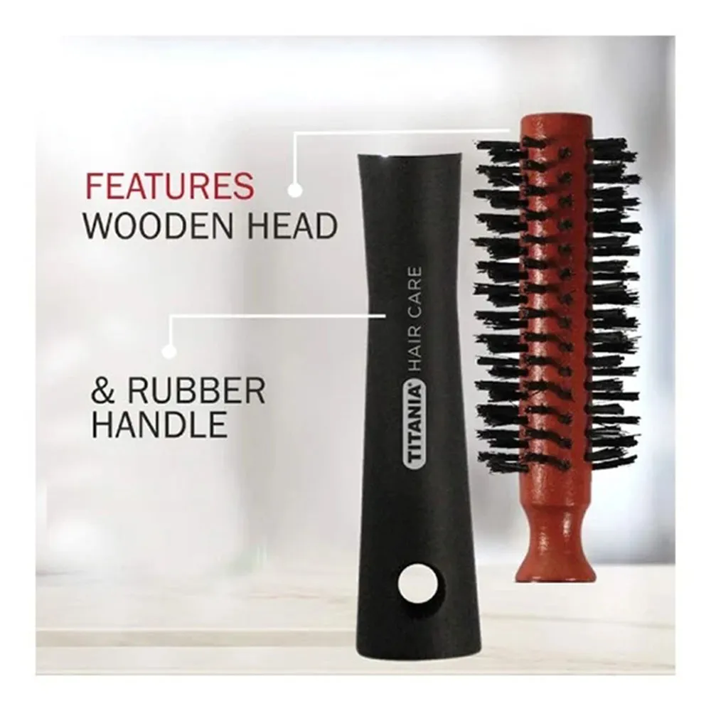 TITANIA Detangling Hair Brush 1784 - Black thumbnail 3