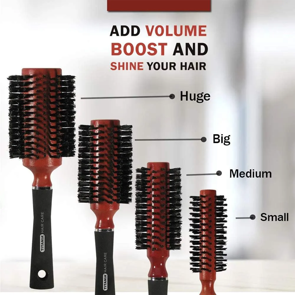 TITANIA Styling Hair Brush 1783 - Black thumbnail 3