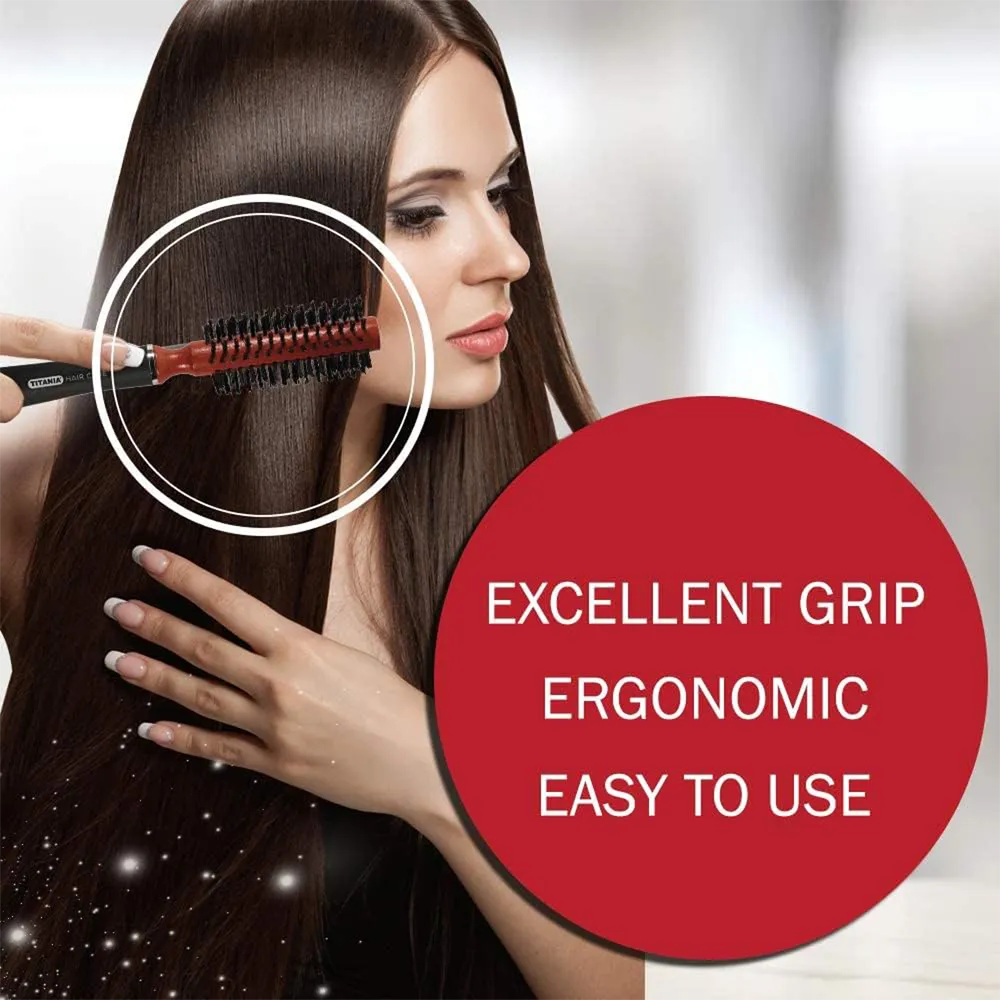 TITANIA Styling Hair Brush 1783 - Black thumbnail 6