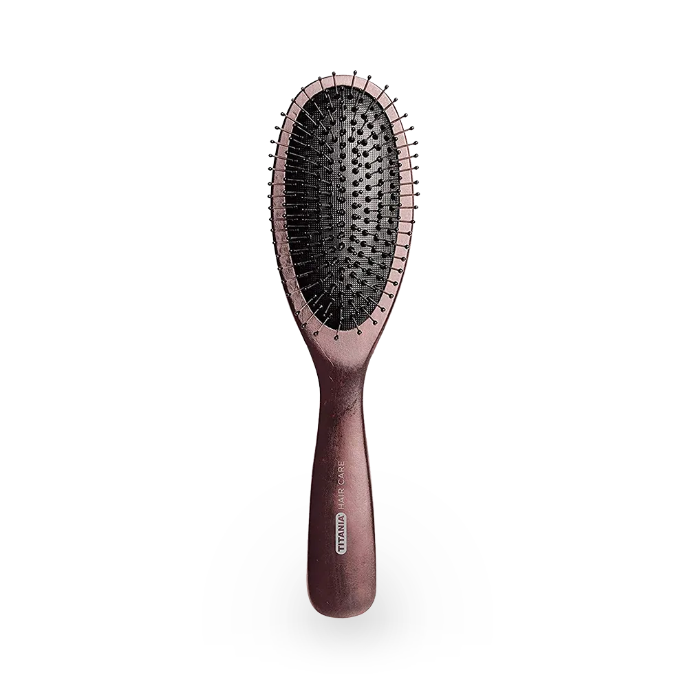 TITANIA 9 Row Wire Massage Brush 1839 - Brown thumbnail 1