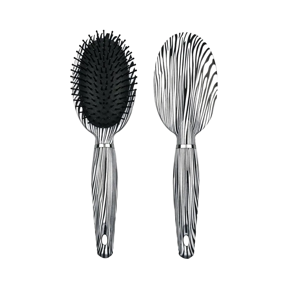 TITANIA Cushion Hair Brush 1626 - Black & White thumbnail 1