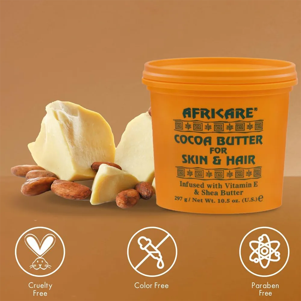 Cococare Africare Cocoa Butter for Skin and Hair - 297 g thumbnail 4