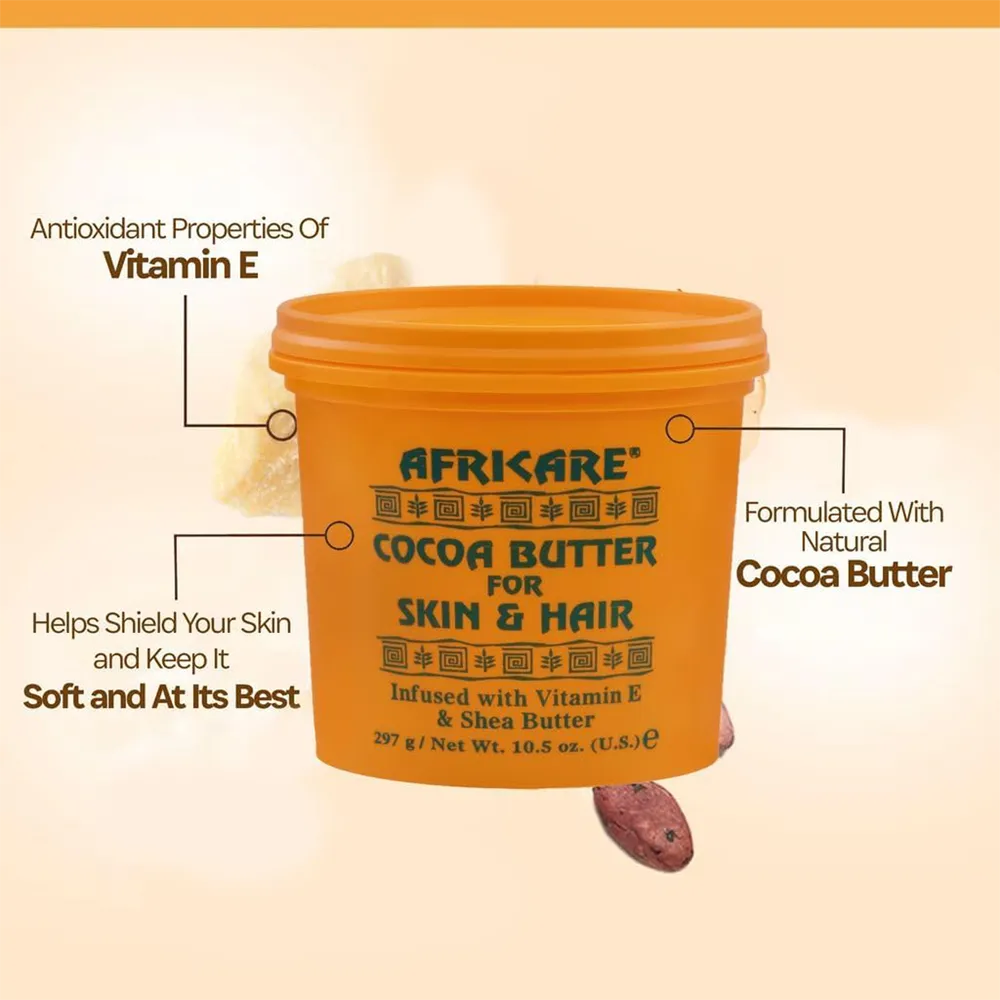 Cococare Africare Cocoa Butter for Skin and Hair - 297 g thumbnail 5