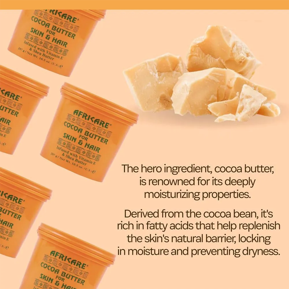 Cococare Africare Cocoa Butter for Skin and Hair - 297 g thumbnail 6