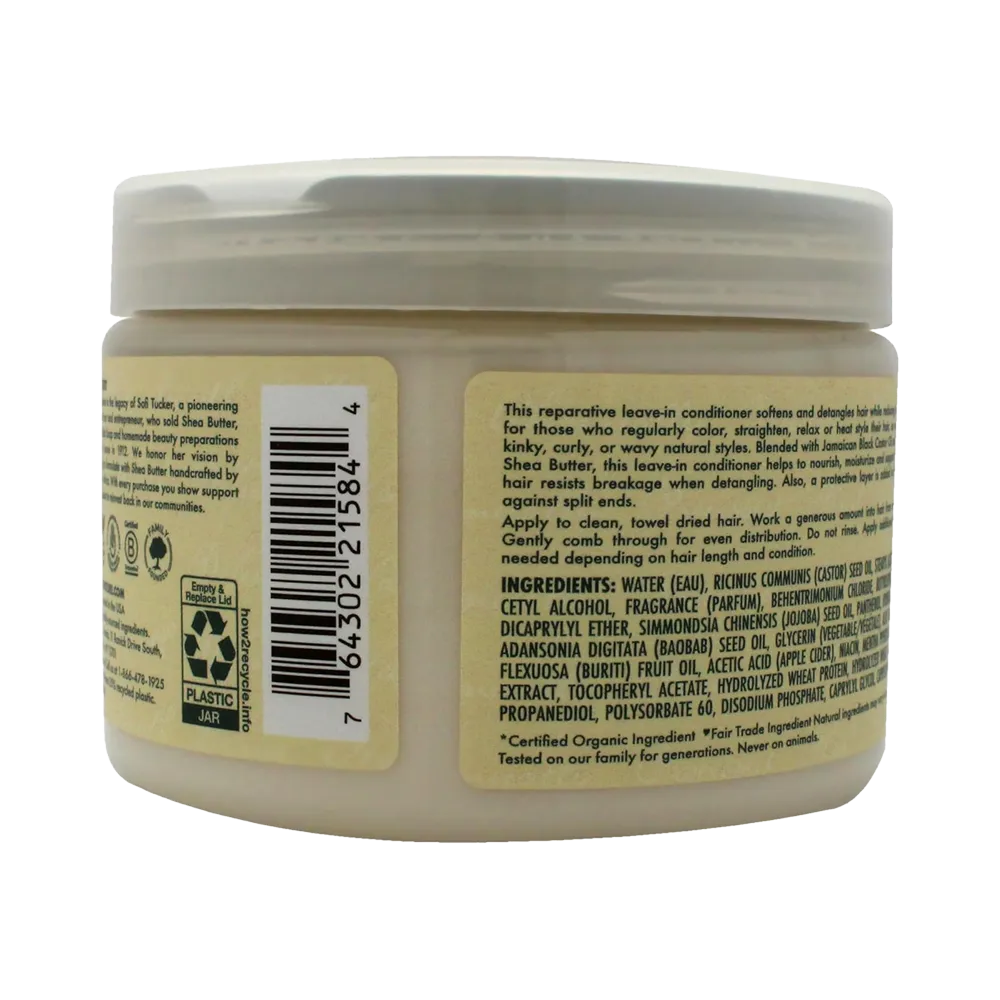 Shea Moisture Leave In Conditioner for Damaged Hair 100% Pure Jamaican Black Castor Oil - 340 ml thumbnail 11