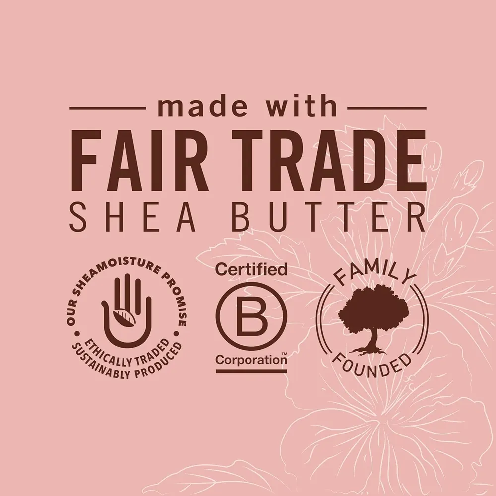 Shea Moisture Coconut & Hibiscus Curl & Shine Hair Shampoo - 384 ml thumbnail 9